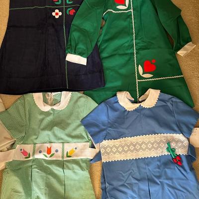 Vintage Child Dresses, Sizes 10 & 12