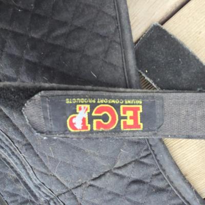 Equestrian Tack - English Saddle / riding pads one with matching Girth