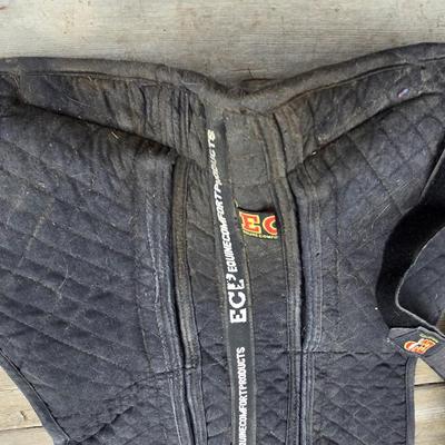 Equestrian Tack - English Saddle / riding pads one with matching Girth