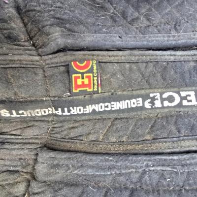 Equestrian Tack - English Saddle / riding pads one with matching Girth