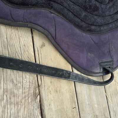 Equestrian Tack - English Saddle / riding pads one with matching Girth