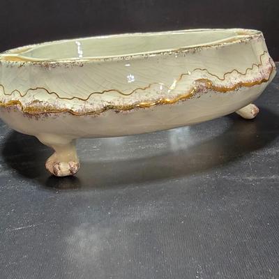 Heart Flowerpot Center Piece and Angel Christmas Ornament and a vintage beetle pin / brooch