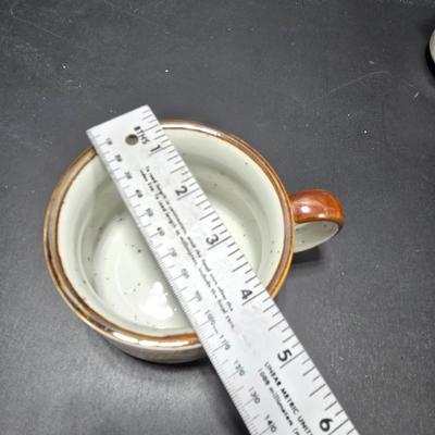 5 wild flower Cups and Saucers