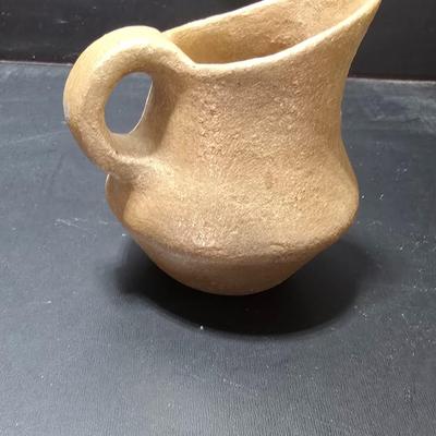 Three Small pottery vases - Brown toned Vases