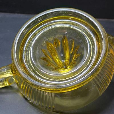 Vintage Amber Glass juice reamer