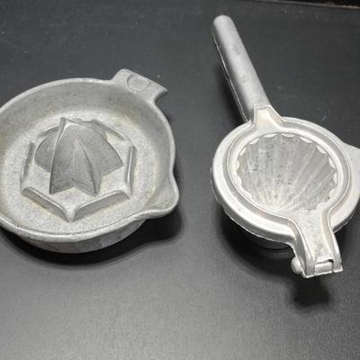 Vintage Aluminum Juice reamers -