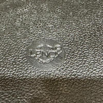 LENOX Matelasse Large Round Aluminum Holloware Tray