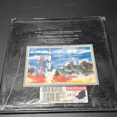 Discovery Mission 41-D poster and NASA book