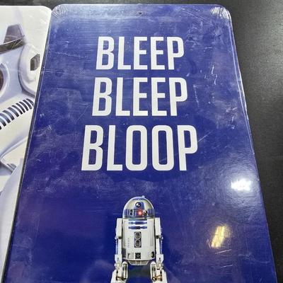 Star Wars dual sided board signs