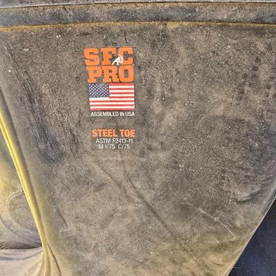 Coveralls and SFC pro Steel toe waterproof irrigation type muck boots