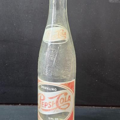Old vintage bottles and jars -Pepsi 1950's -Mrs. Butterworth Figural Amber Glass - and more