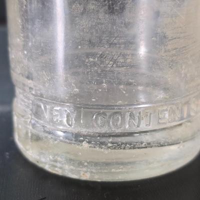 Old vintage bottles and jars -Pepsi 1950's -Mrs. Butterworth Figural Amber Glass - and more