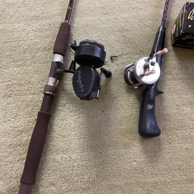 UBL689 Zebco , Bronson Kunman Fishing Rod Lot