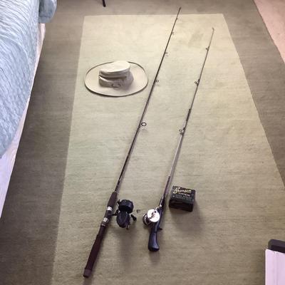 UBL689 Zebco , Bronson Kunman Fishing Rod Lot