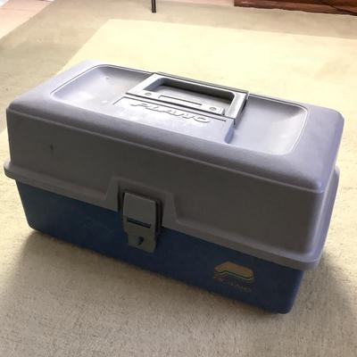 UBL691 Plastic Fishing Tackle Box with Supplies