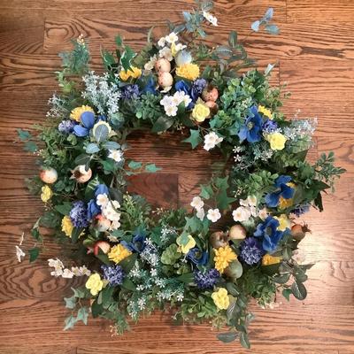A696 Balsam Hill Outdoor Summer Breeze Wreath