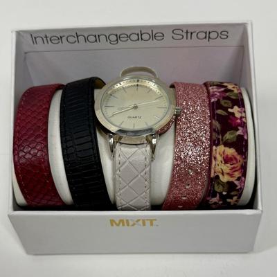 Women's MixIt Interchangeable Strap Wrist Watch