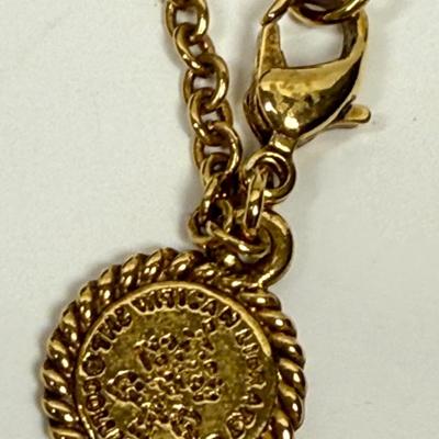 St Therese of Lisieux Pray for Us Pendant Necklace from the Vatican Library Collection