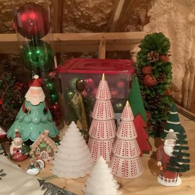 A761 Large Lot of Christmas Decor and Ornaments