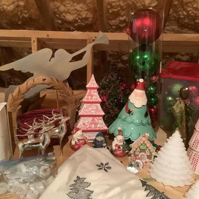 A761 Large Lot of Christmas Decor and Ornaments