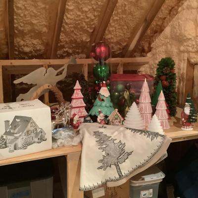 A761 Large Lot of Christmas Decor and Ornaments