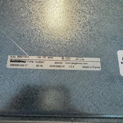 604 Gaggenau Model: HLBS27 24-inch Combination Steam Oven