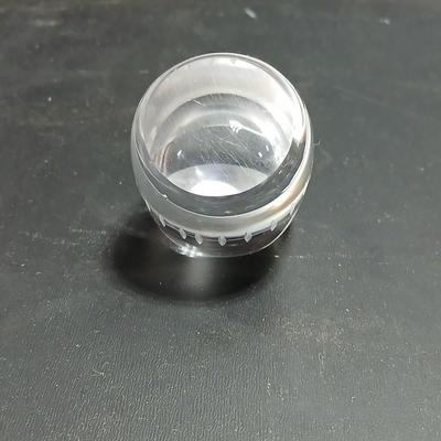 Vintage Hadeland Inuit Eskimo Crystal Glass Paperweight