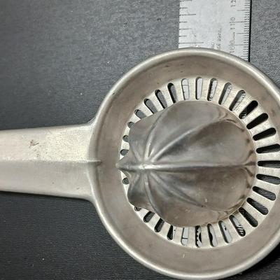 Two aluminum Juice reamers - Kwicky Juicer - Quam-Nichols Co.