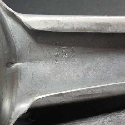 Two aluminum Juice reamers - Kwicky Juicer - Quam-Nichols Co.