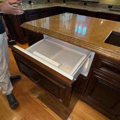 605 Sub-Zero Model: 700BR Integrated Refrigerator Drawers