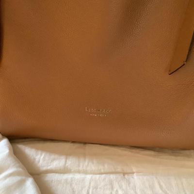M787 Like New KATE SPADE Tan Leather Handbag with Strap