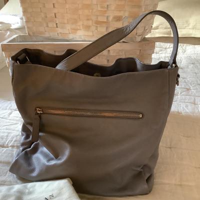M790 Ladies Grey COLE HAAN Leather Handbag