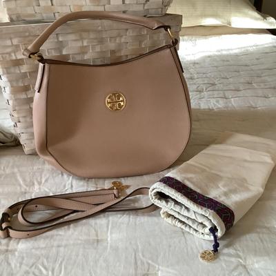 M794 TORY BURCH Leather Flesh Handbag with Strap and Dust Cover