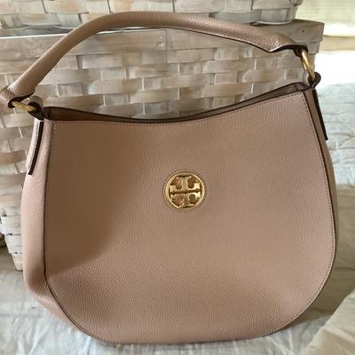 M794 TORY BURCH Leather Flesh Handbag with Strap and Dust Cover