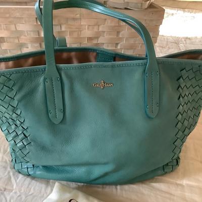M795 Aqua Blue Leather COLE HAAN Handbag
