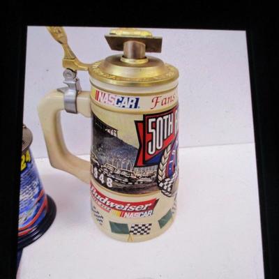 NASCAR Beer Steins & Mugs 50th Anniversary Bill Elliot Jeff Gordon