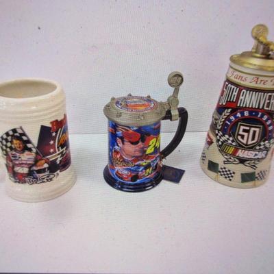 NASCAR Beer Steins & Mugs 50th Anniversary Bill Elliot Jeff Gordon
