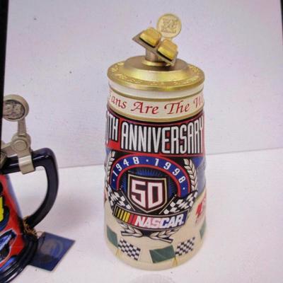 NASCAR Beer Steins & Mugs 50th Anniversary Bill Elliot Jeff Gordon