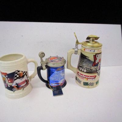 NASCAR Beer Steins & Mugs 50th Anniversary Bill Elliot Jeff Gordon