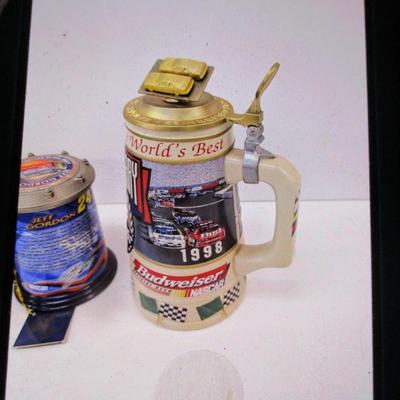 NASCAR Beer Steins & Mugs 50th Anniversary Bill Elliot Jeff Gordon