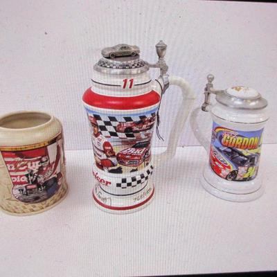 Beer Steins & Mugs Jeff Gordon Budweiser Bill Elliott