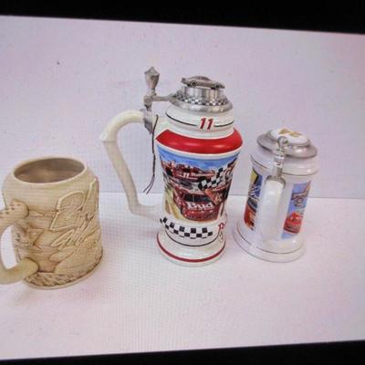 Beer Steins & Mugs Jeff Gordon Budweiser Bill Elliott