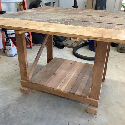 G798 Handmade Plywood Workbench