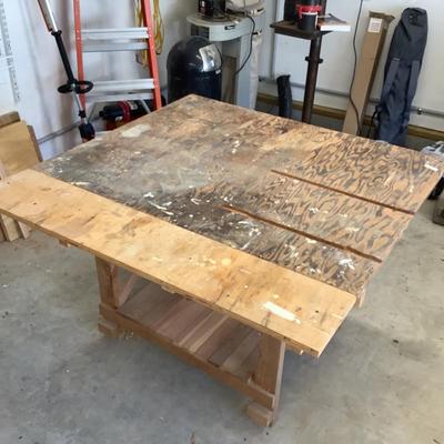 G798 Handmade Plywood Workbench