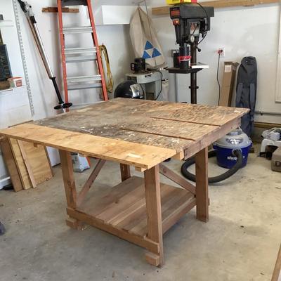G798 Handmade Plywood Workbench