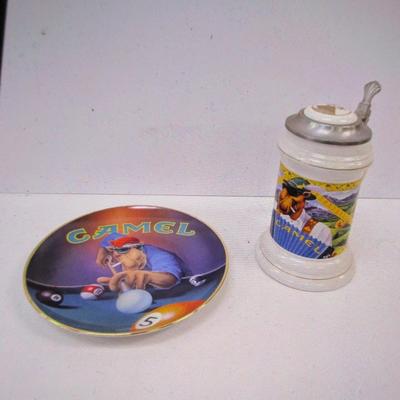LE Camel Collector's Stein & Plate