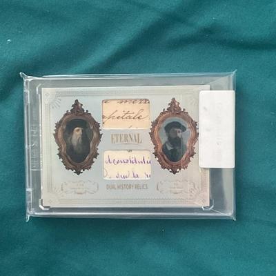 Da Vinci, Monet Handwriting Trading Card