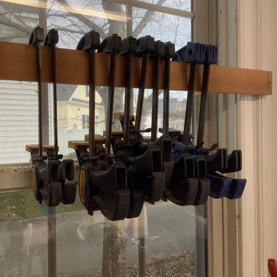 G866 Lot of Quick Grip Wood Clamps