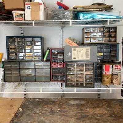 G888 Lot of Hardware with Organizers