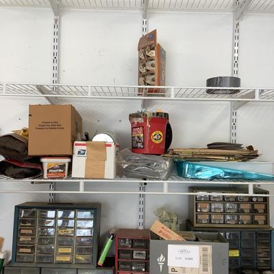 G891 Large Paint Supplies Lot